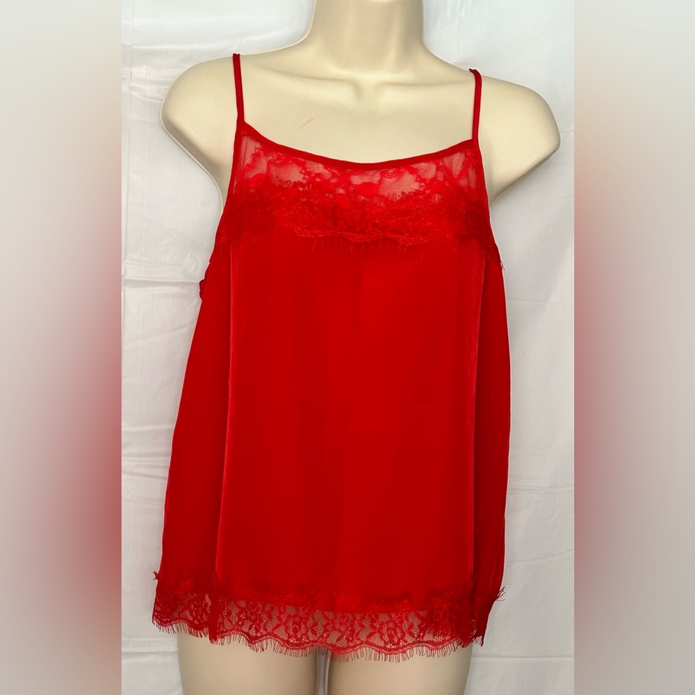 NWT Lily Star Women’s Red Tank Top Camisole Size M